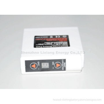 7.4v Li-ion Battery Pack , Rechargeable Batteries Pack White